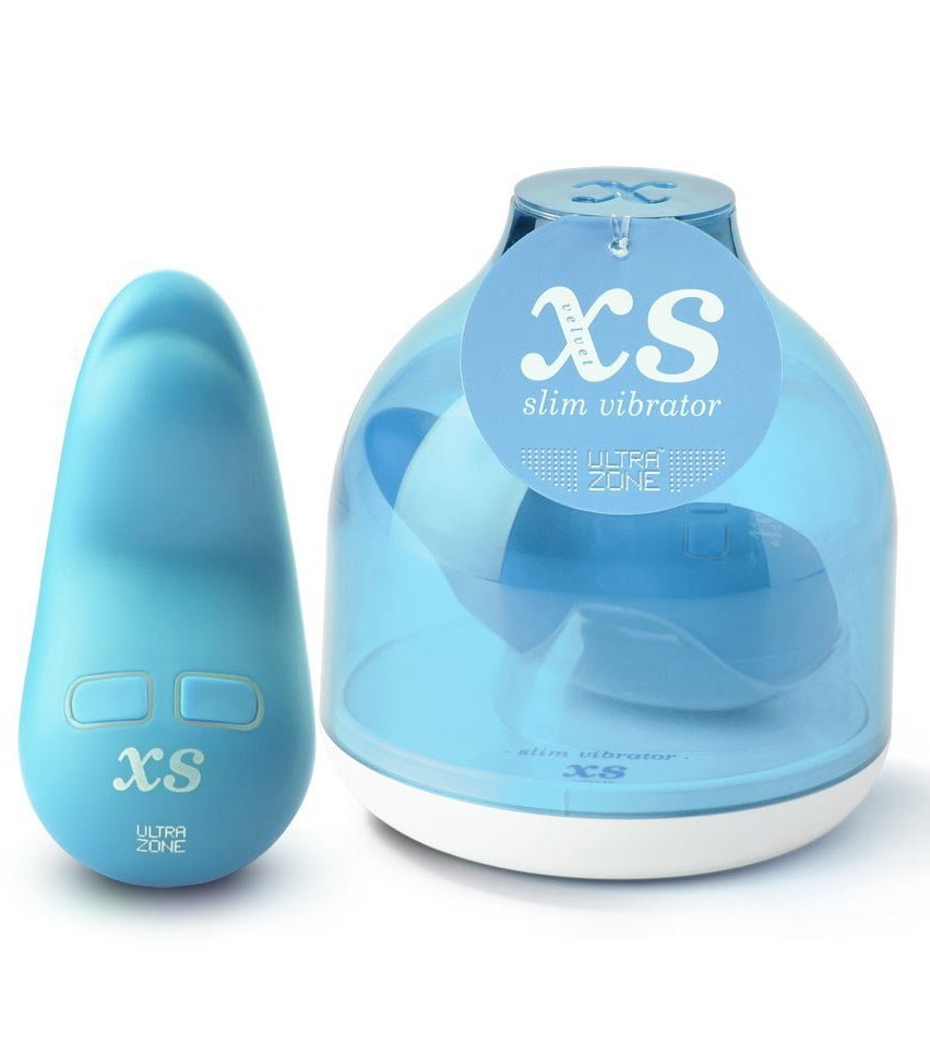 XS 3-Speed External Vibrator Velvet - Blue