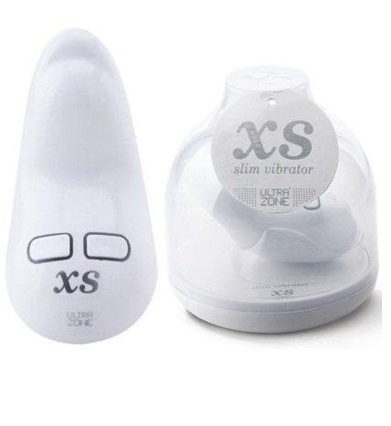 XS 3-Speed External Vibrator Velvet - White